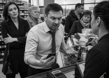— Совсем страх потерял?! — муж орал у кассы, не понимая, что жена наконец перестала оплачивать его паразитическую жизнь