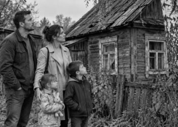 Молодая пара с двумя детьми купила дом в деревне без удобств и вот что сделали…